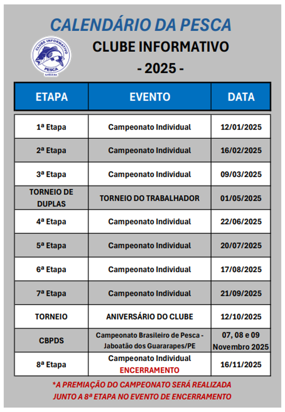 CALENDARIO